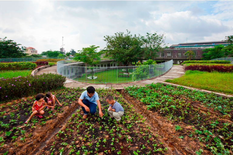 越南農場幼兒園景觀建筑設計 | Vo Trong Nghia Architects