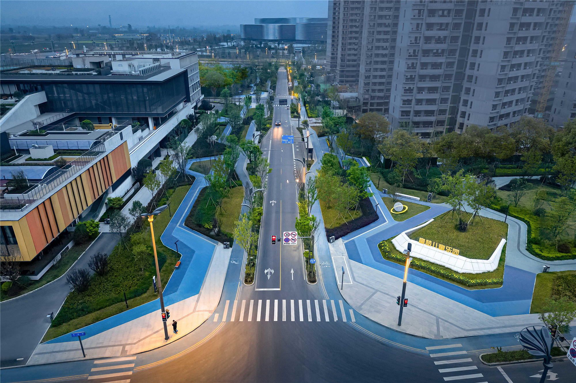 成都未來之城公園街道一體化景觀設計 | 基準方中