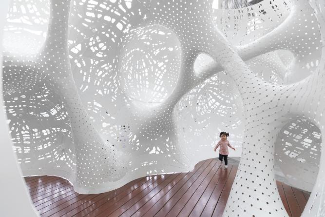 蘇州金湖雙年展的布爾算子裝置設計 | MARC FORNES/THEVERYMANY