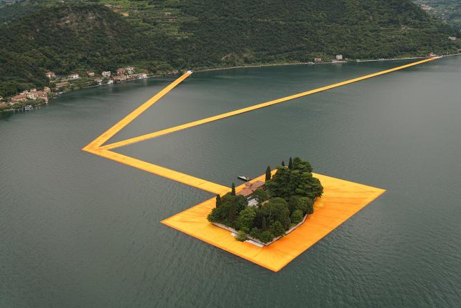 意大利浮橋大地藝術設計 | Christo and Jeanne Claude