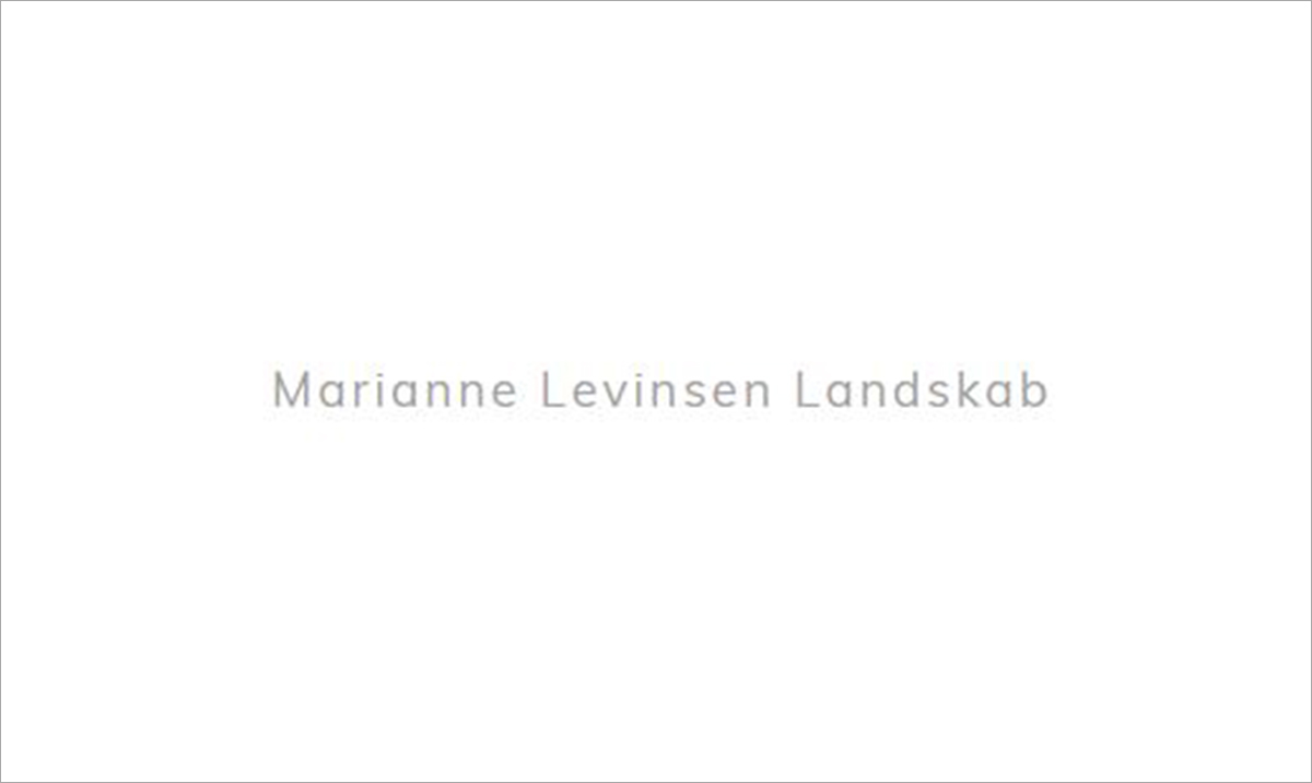 Marianne Levinson Landskab ApS?